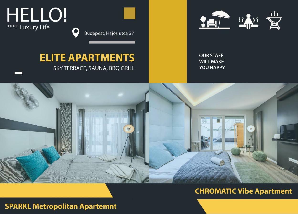 Bpr Elite Apartments - Sky Terrace Budapeszt Zewnętrze zdjęcie